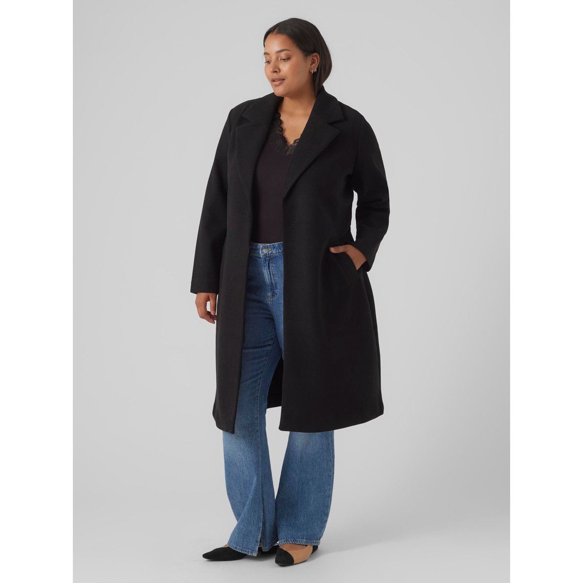 Manteau noire - black, VERO MODA