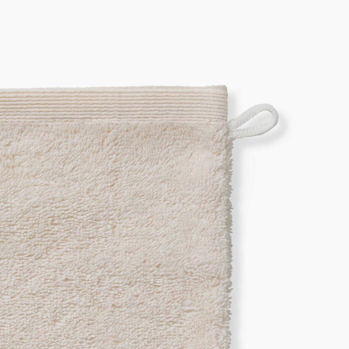 Gant de toilette ORIGINE naturel, CARRE BLANC