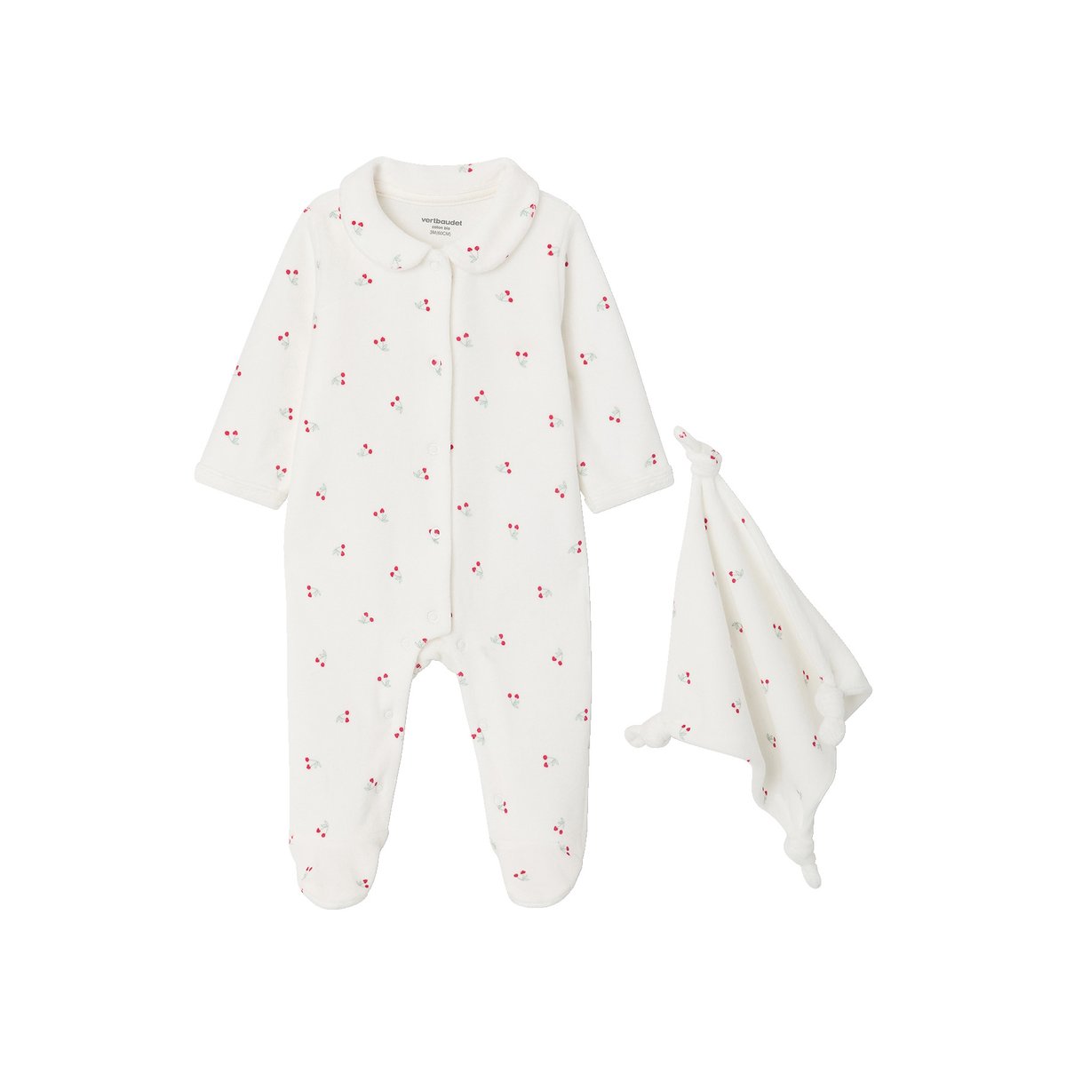 Coffret dors bien et doudou naissance écru, VERTBAUDET