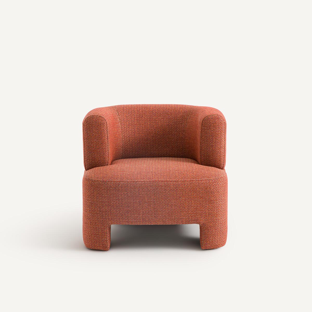 Fauteuil petit modèle polypropylène texturé Darrel tomette, AM.PM