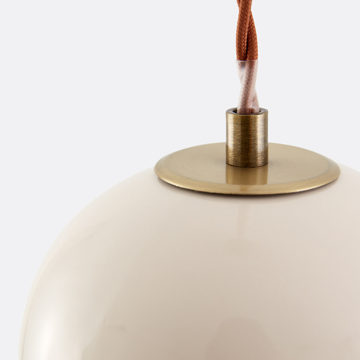 Suspension en céramique Ø15 cm, Nilana ecru, LA REDOUTE INTERIEURS