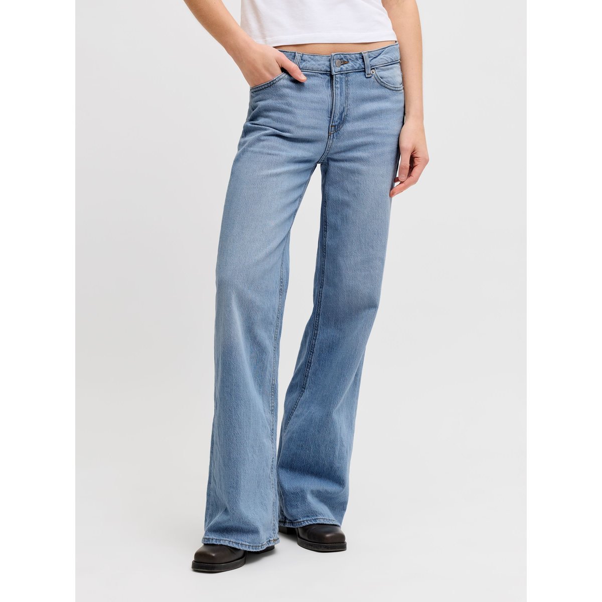 Jean Coupe Évasée light blue denim, JJXX
