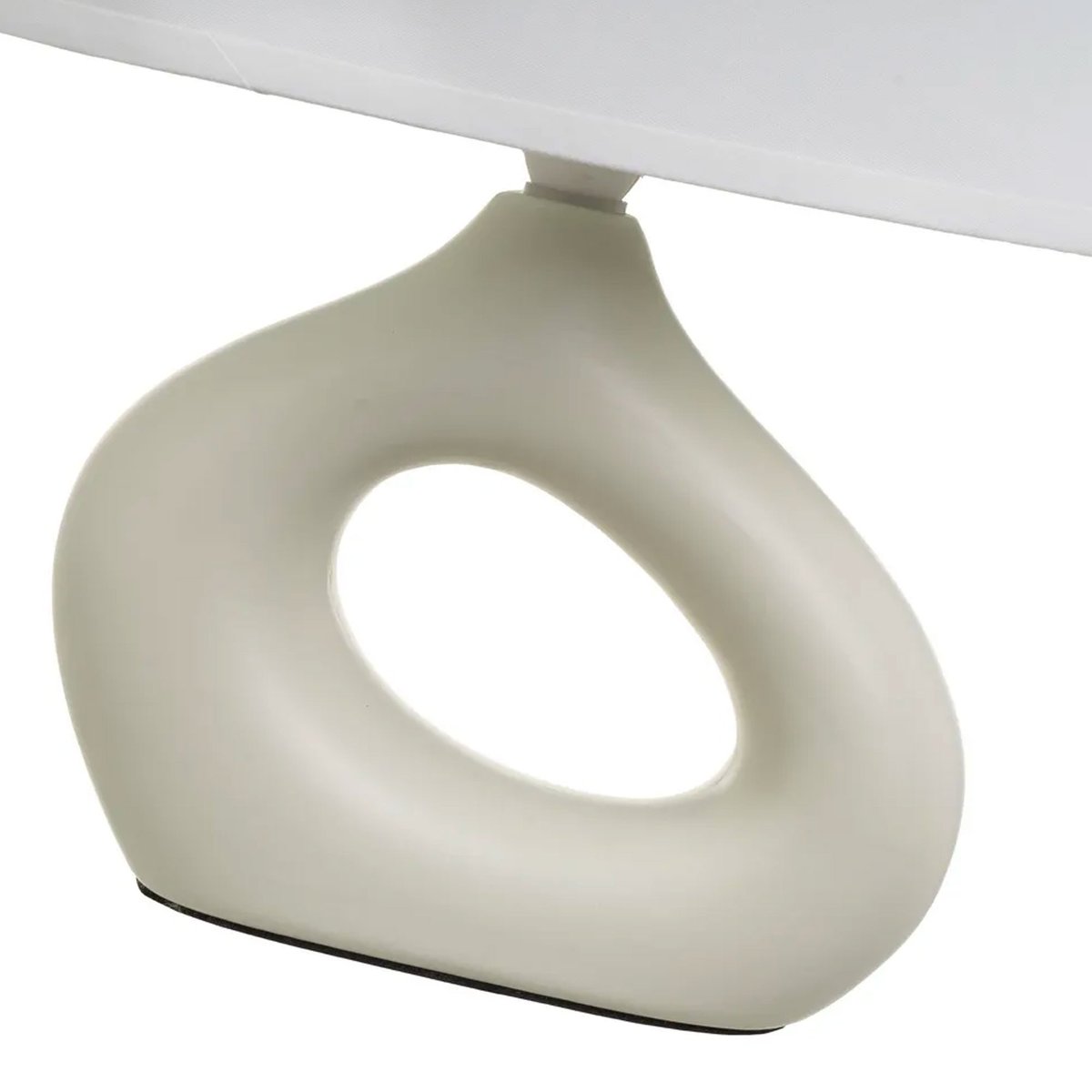 Lampe à poser céramique beige 23x13x30cm beige, WADIGA