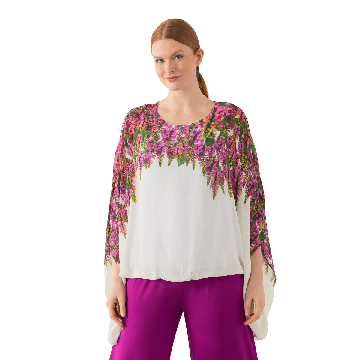 Blouse doublée blanc neige, ULLA POPKEN
