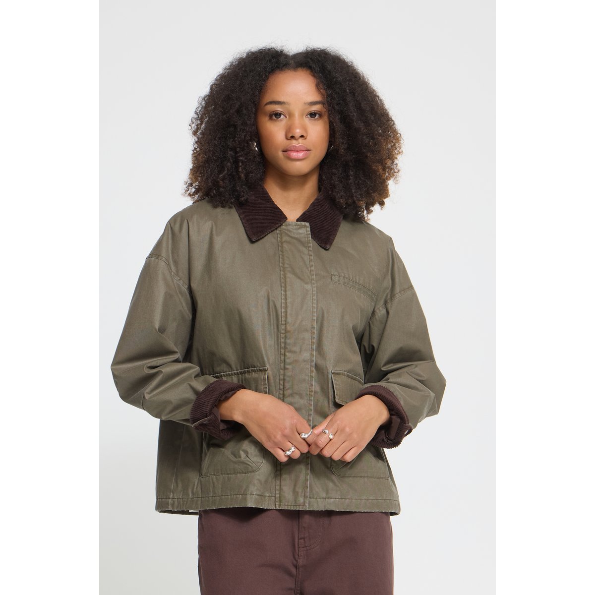 Veste d'extérieur vert beech, ICHI