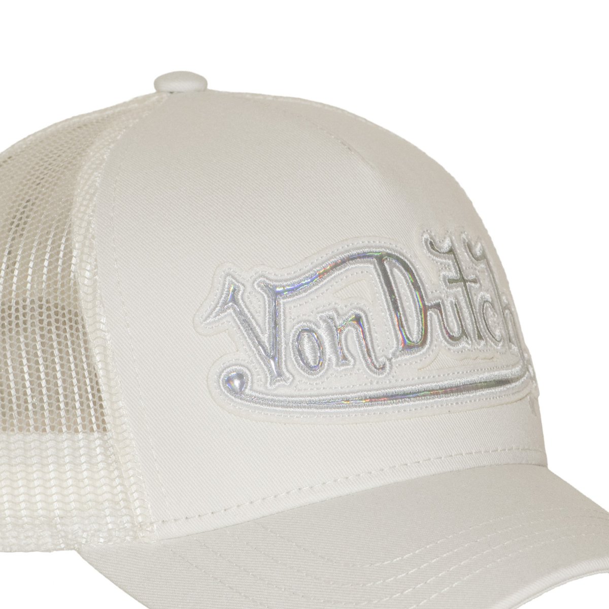 Casquette trucker Rainbow blanc cassé, VON DUTCH