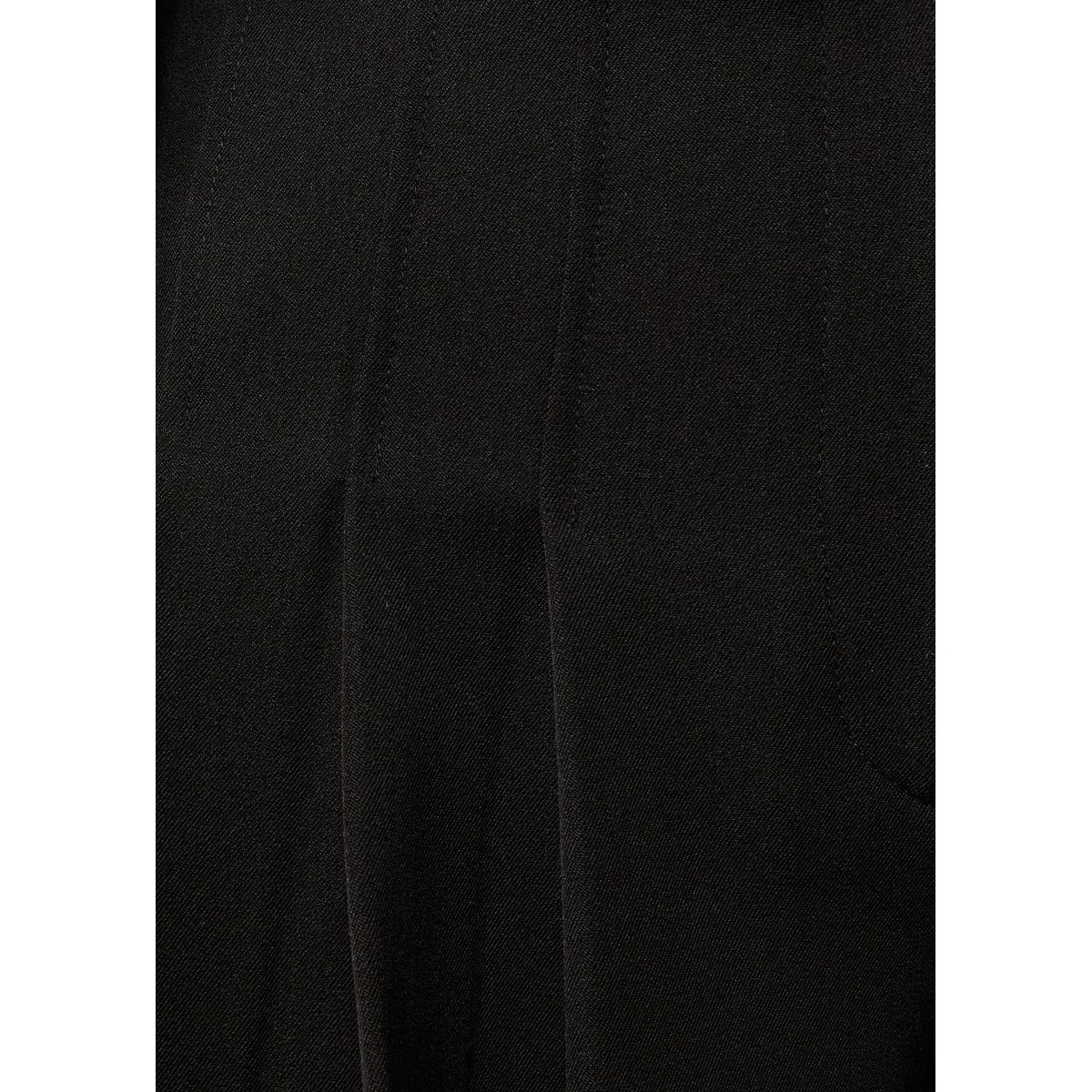 Pantalon large plissé cropped noir, LA FEE MARABOUTEE