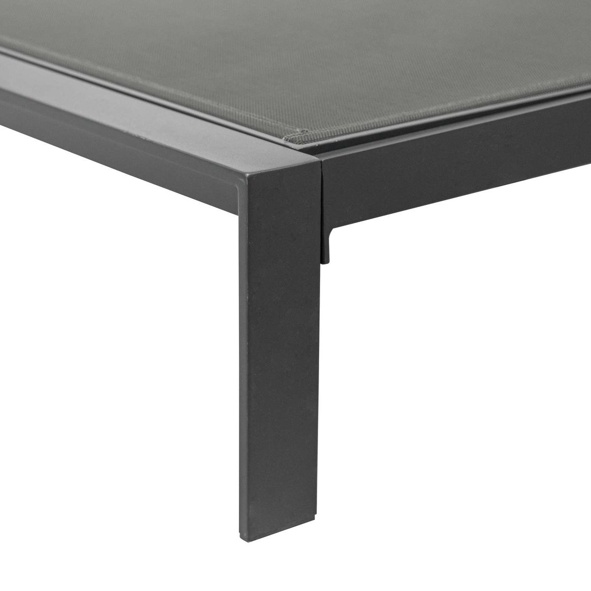 Lit de piscine double en aluminium EVASION gris foncé, HESPERIDE