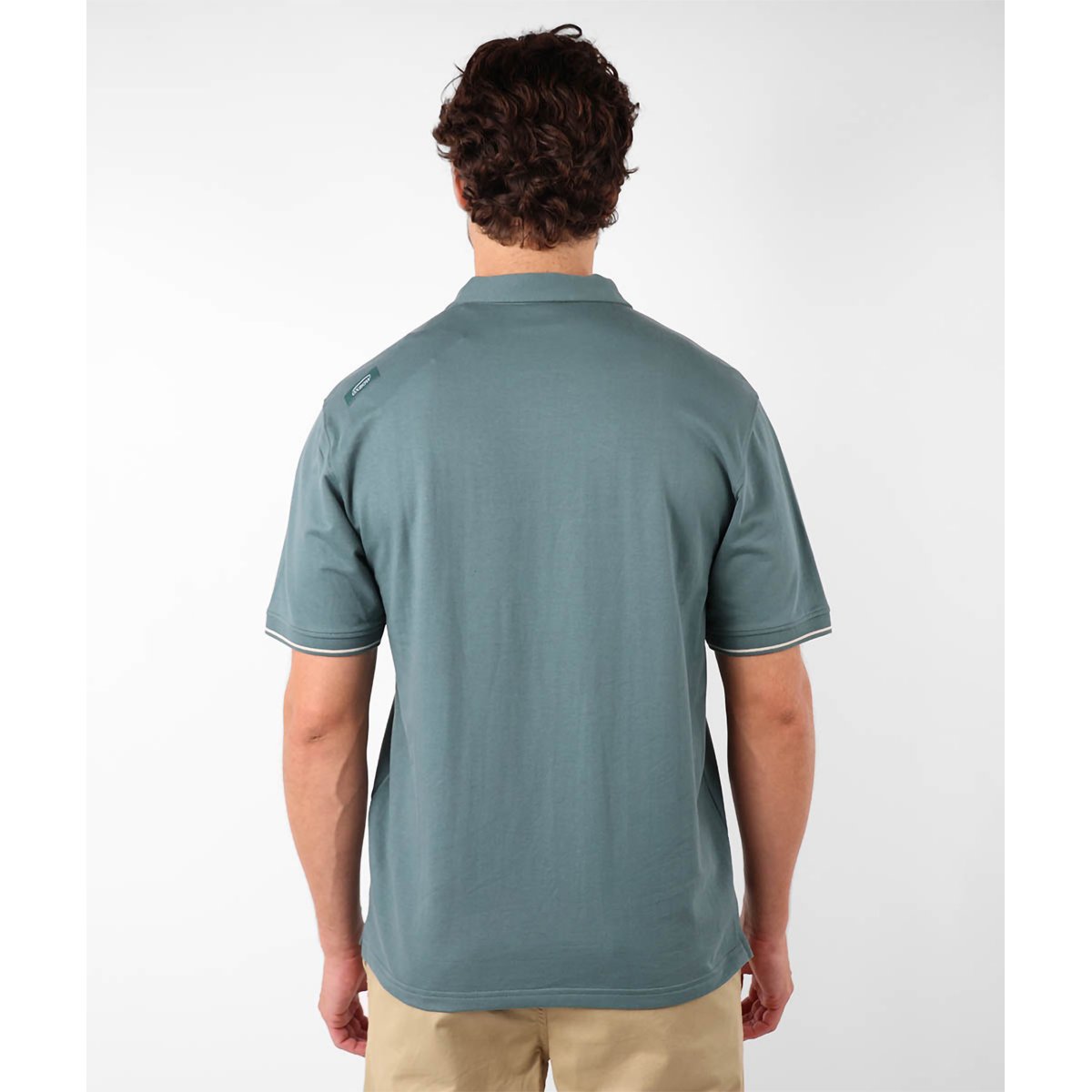Polo manches courtes uni jersey TIMELESS jungle, OXBOW