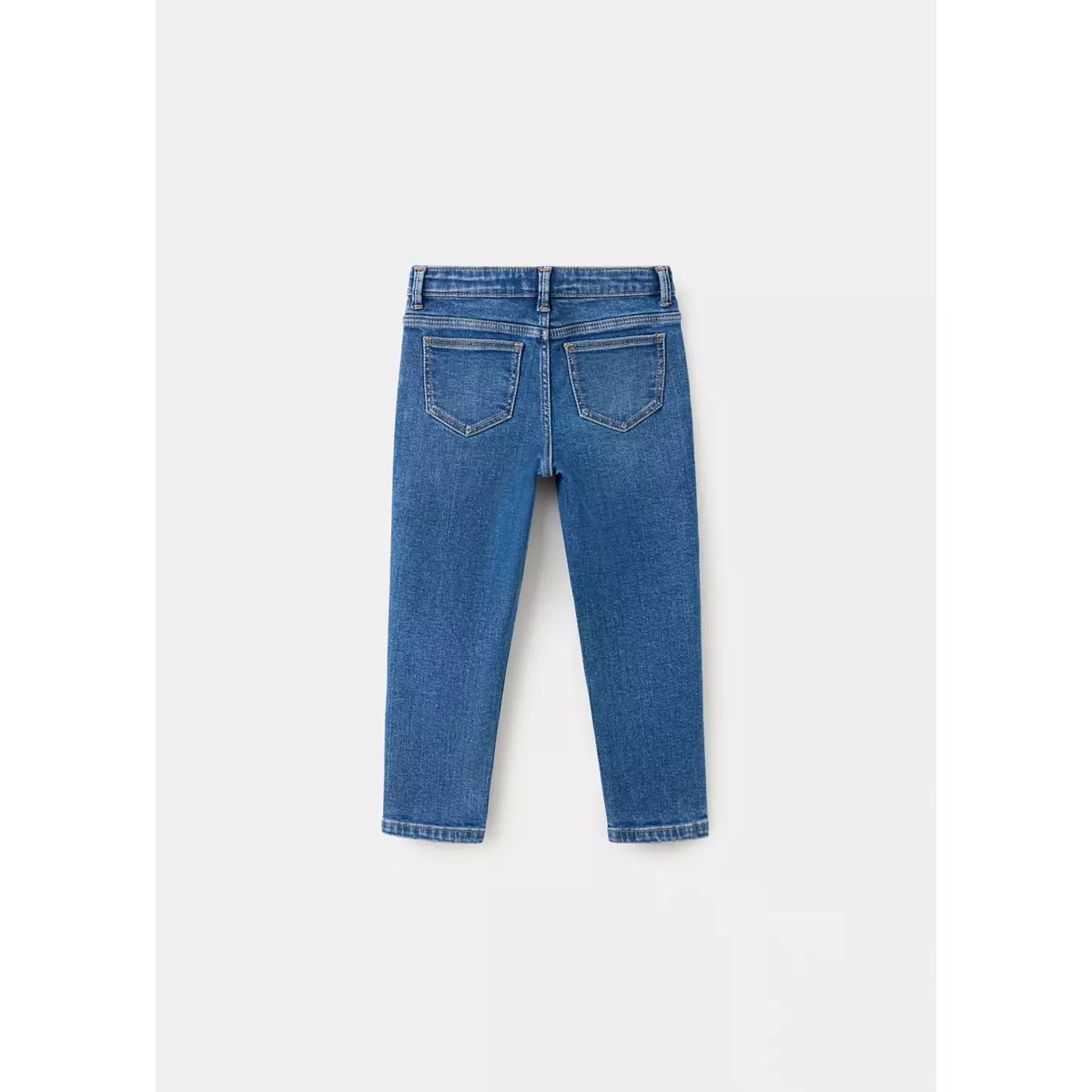 Jean skinny cœurs bleu moyen, MANGO BABY