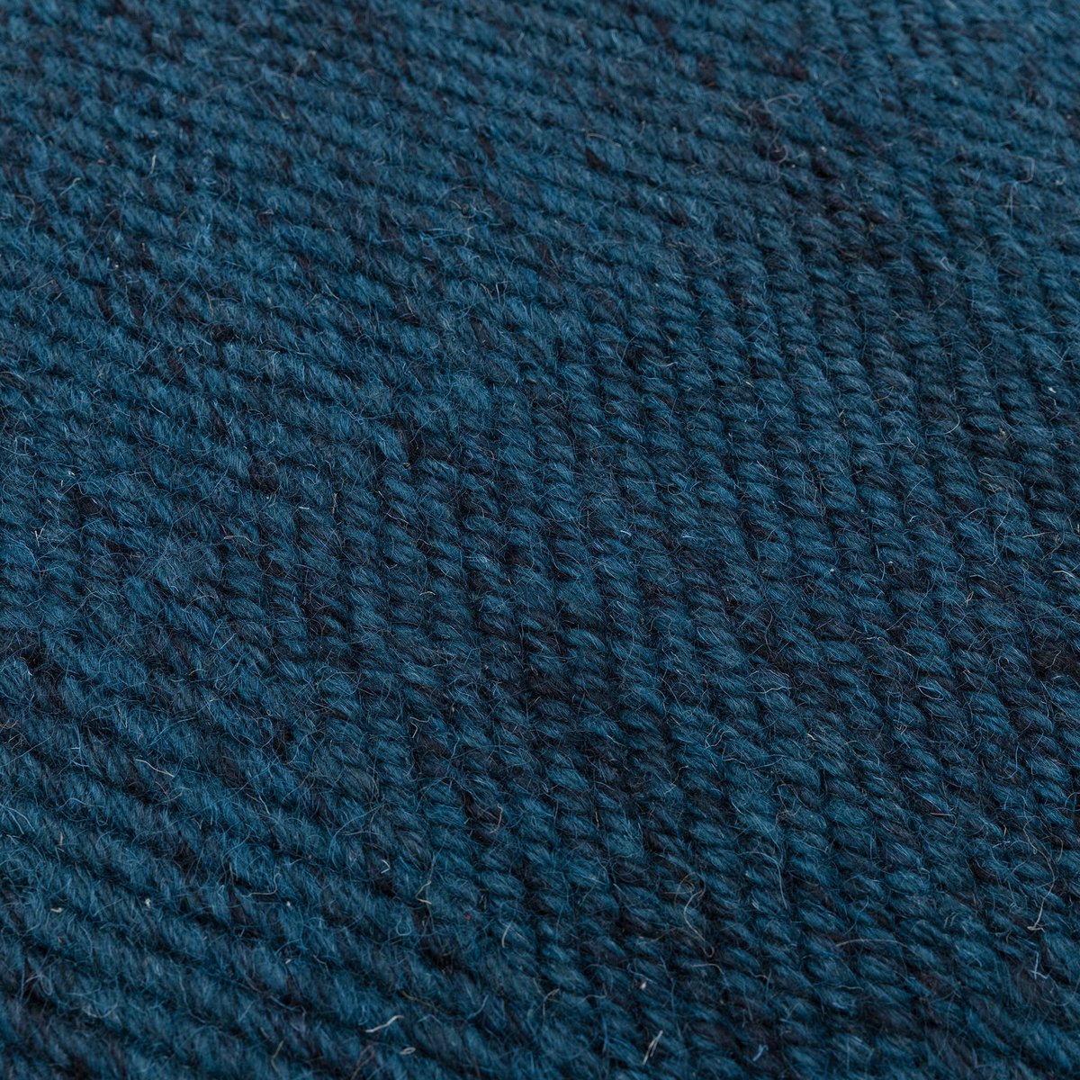 Tapis de salon et chambre en laine FERRIC bleu, NOVATREND