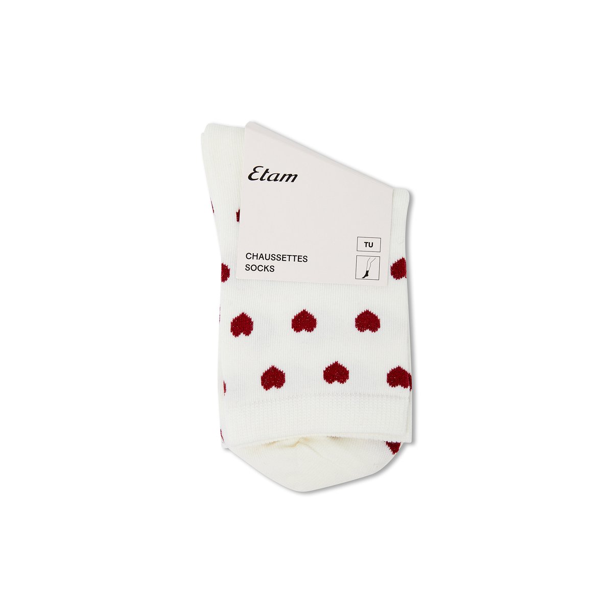 ETAM CHAUSSETTES LOFA - CHAUSSETTES blanc, ETAM