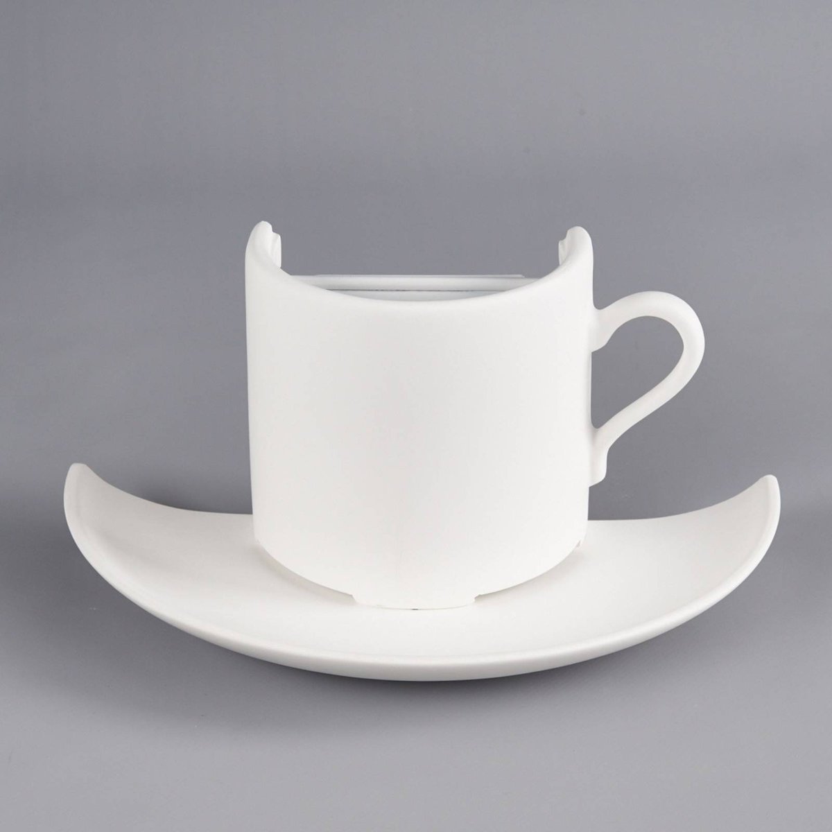 Applique en plâtre moderne, Pocillo blanc, LINDBY