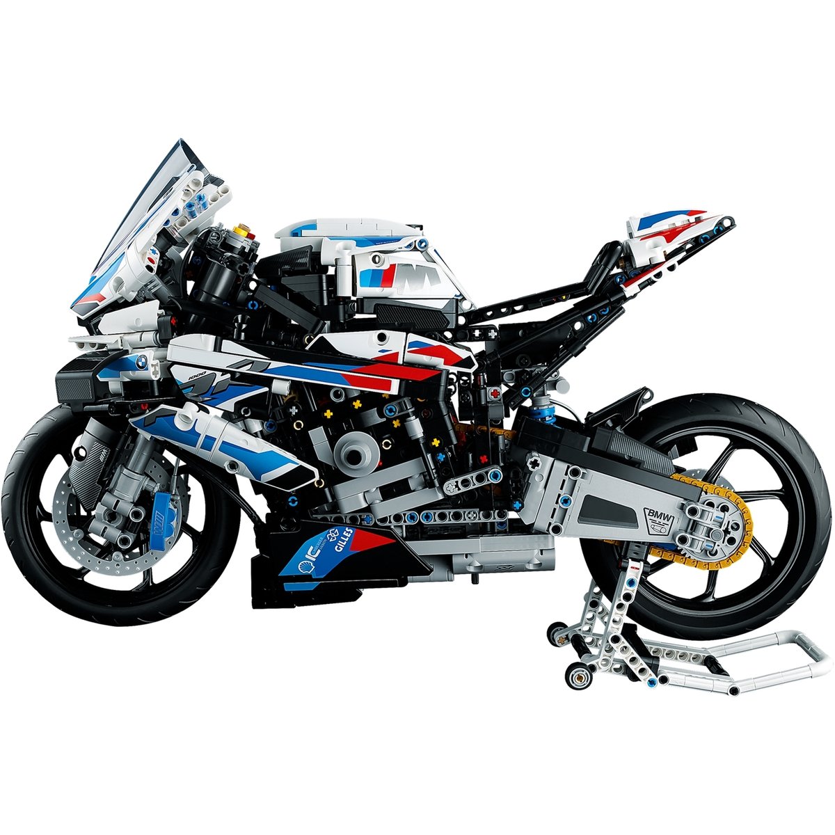 LEGO Technic - Réplique de la BMW M 1000 RR - Modèle 42130 rouge, blanc et bleu, LEGO