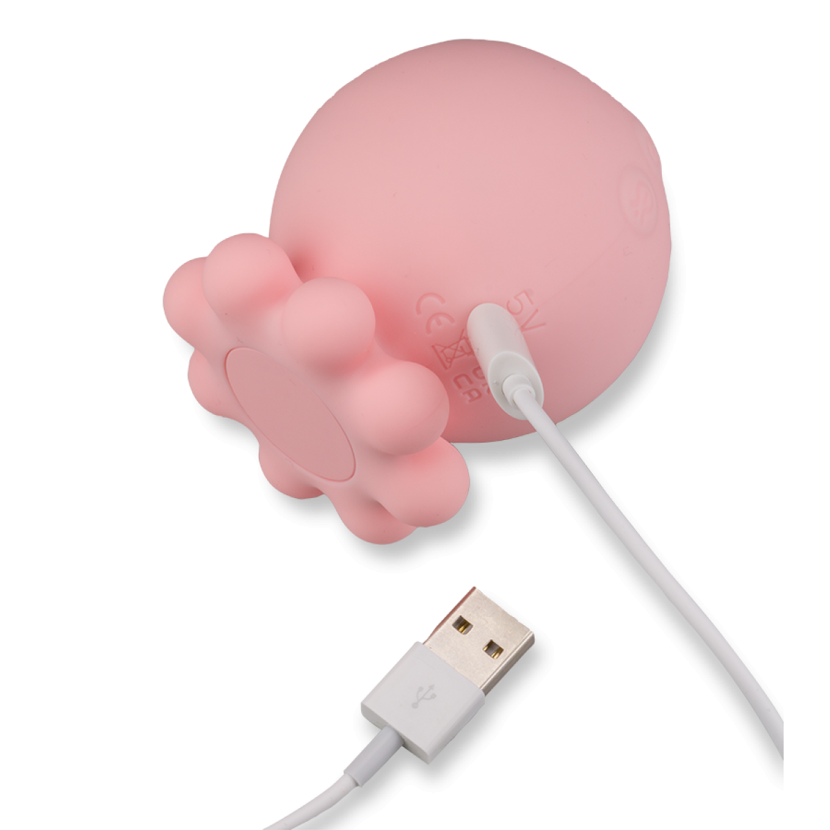 Stimulateur clitoridien sans contact vibrant Poulpi rose, LOVE AND VIBES