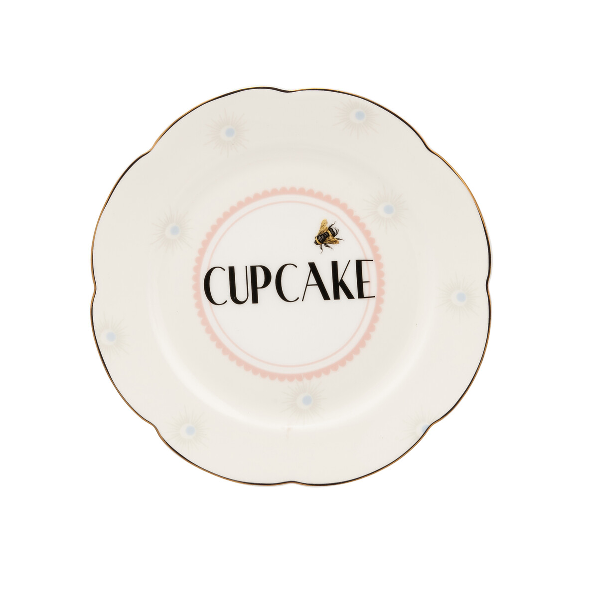 Set of 4 16cm Cheeky Tea Plates multi-coloured, YVONNE ELLEN