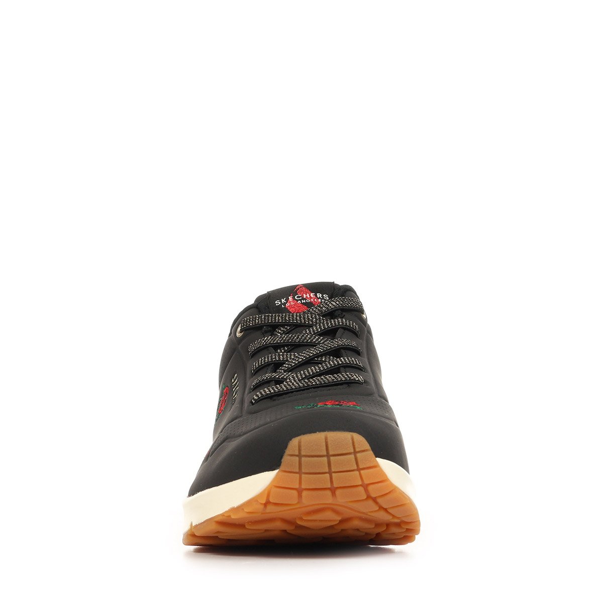Baskets UNO CHAMPAGNE & ROSES black red, SKECHERS