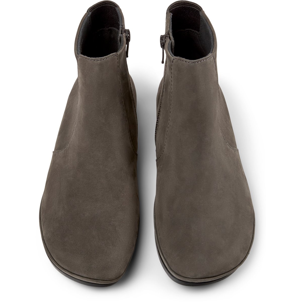 Bottines Right Nina Nubuck Leather gris foncé 1, CAMPER