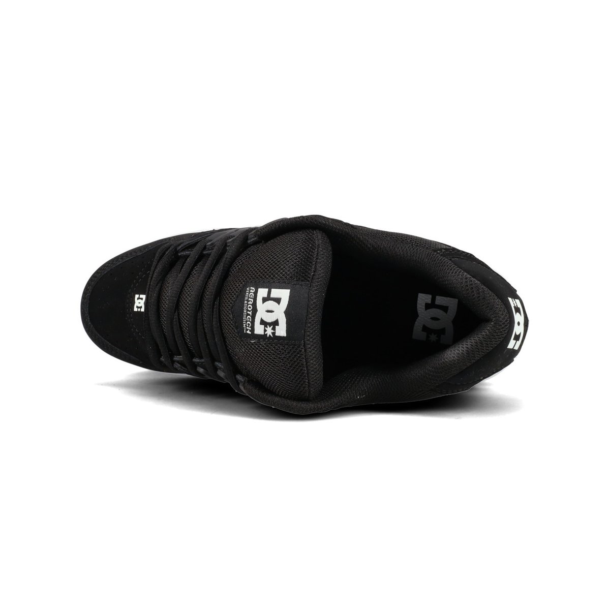 Chaussures en cuir AT-2. noir black/white, DC SHOES