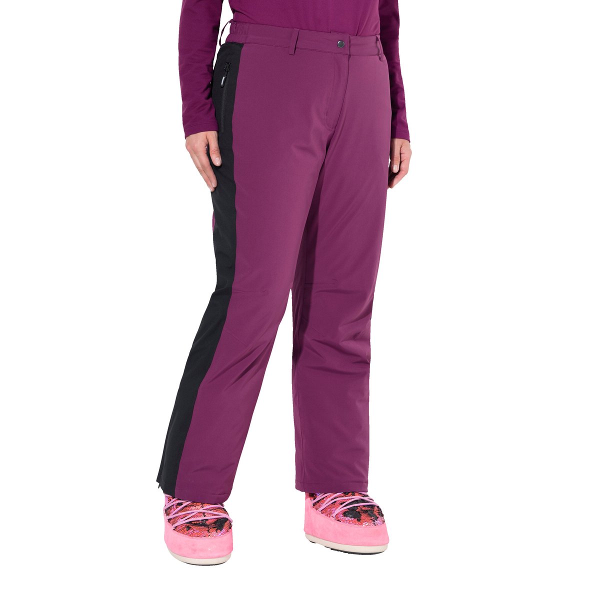 Pantalon technique chaud et imperméable rose vif baies, ULLA POPKEN