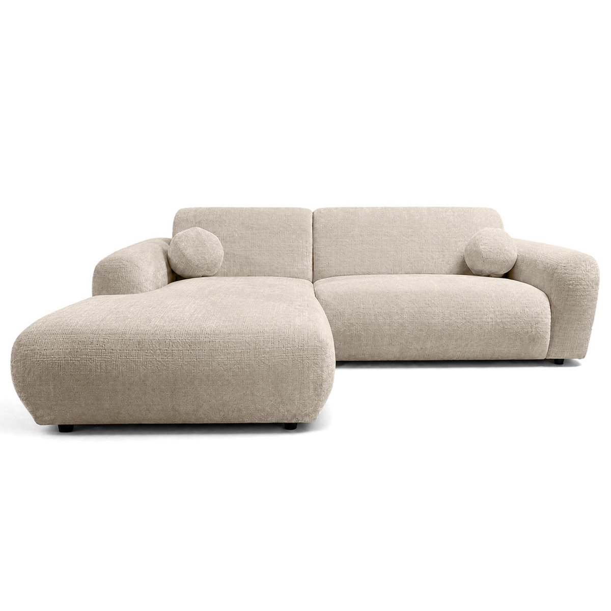 Canapé d'Angle gauche 4 places - LOUISE beige, BEST MOBILIER