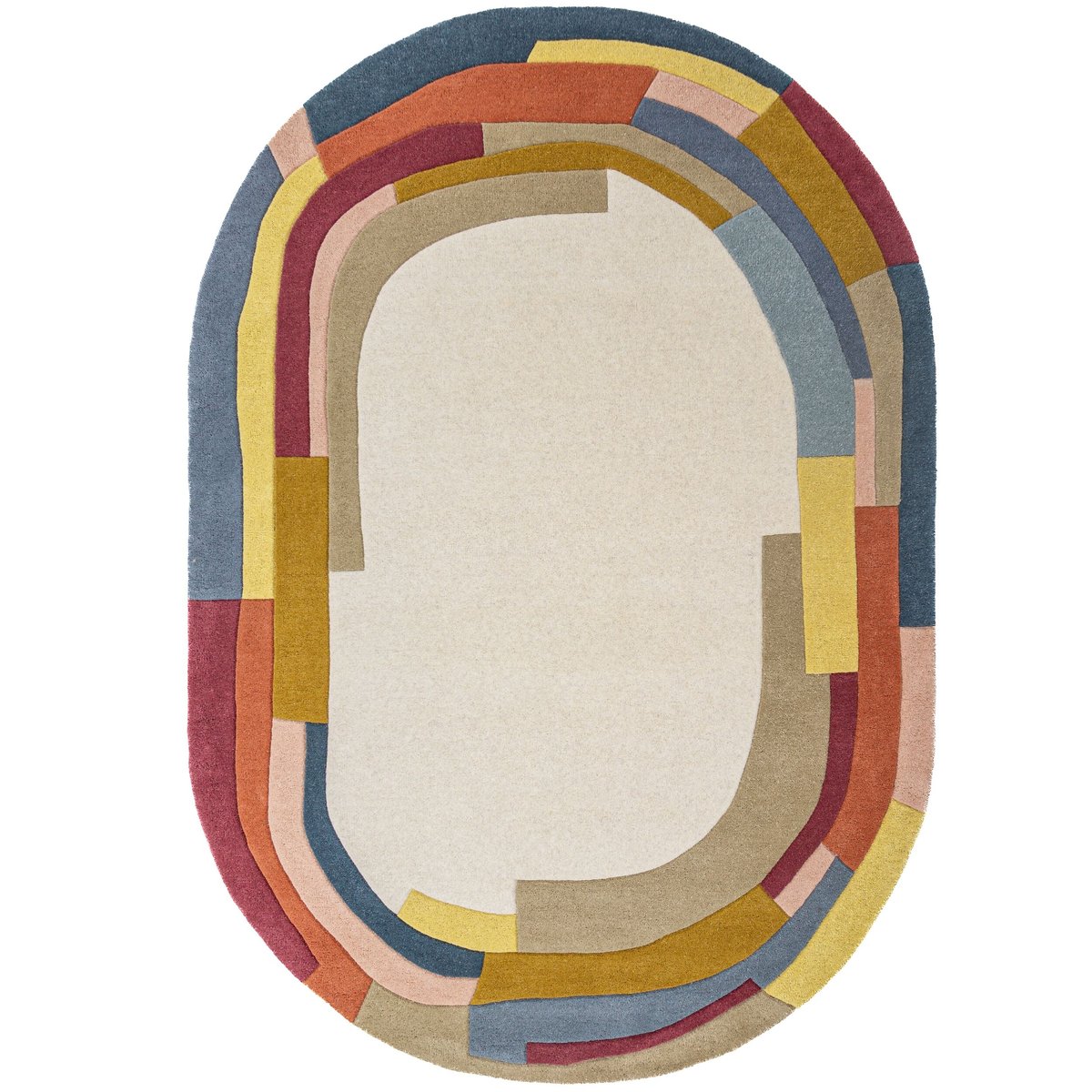 Tapis 100% laine EMRYC multicolore, FLAIR RUGS