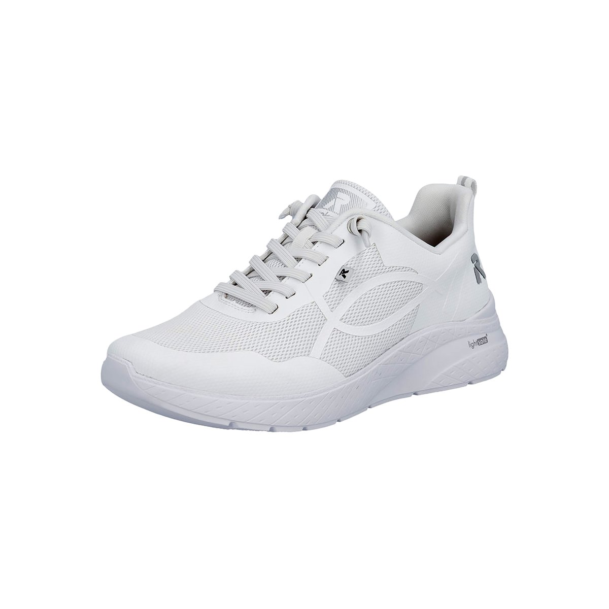 Basket Basse à Lacets Mesh blanc, RIEKER