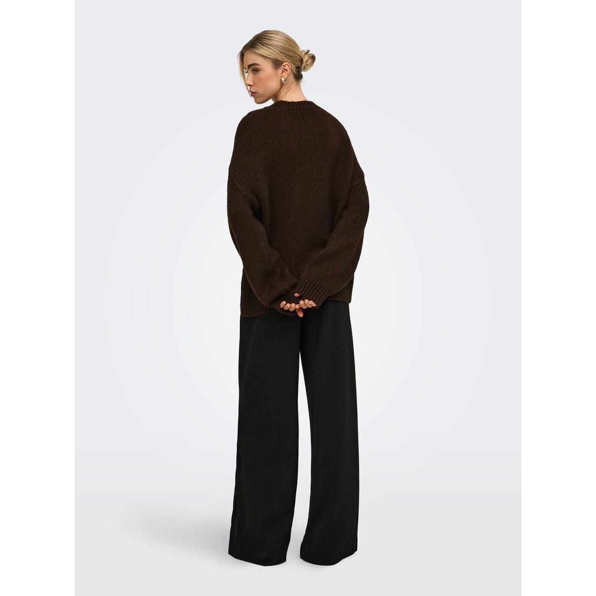 Pull En Maille marron - decadent chocolate 1, ONLY