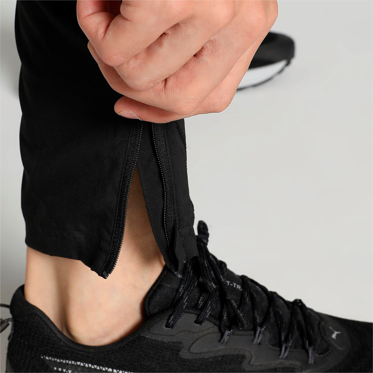 Pantalon de survêtement petit logo noir, PUMA