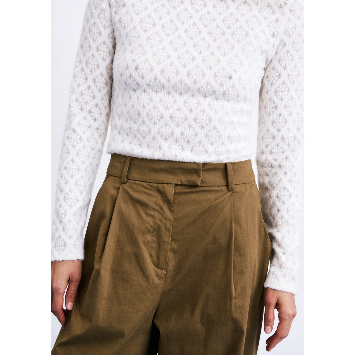 Pantalon Norfolk en coton NORFOLK marron glace, FRNCH