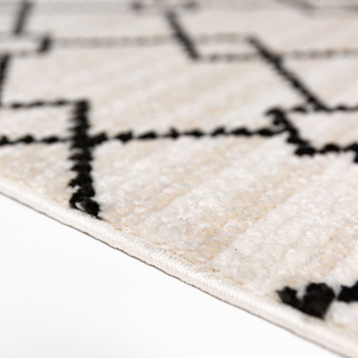 Tapis moderne de couloir ALLIA DIAMOND monochrome, FLAIR RUGS