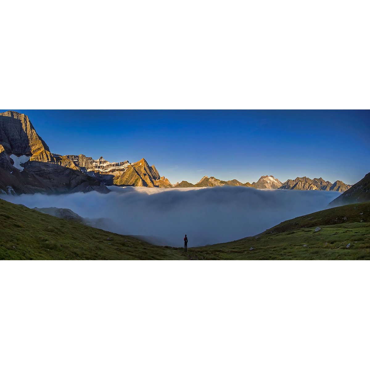 Tableau le mont perdu pyrénées tableau alu dibond, HEXOA