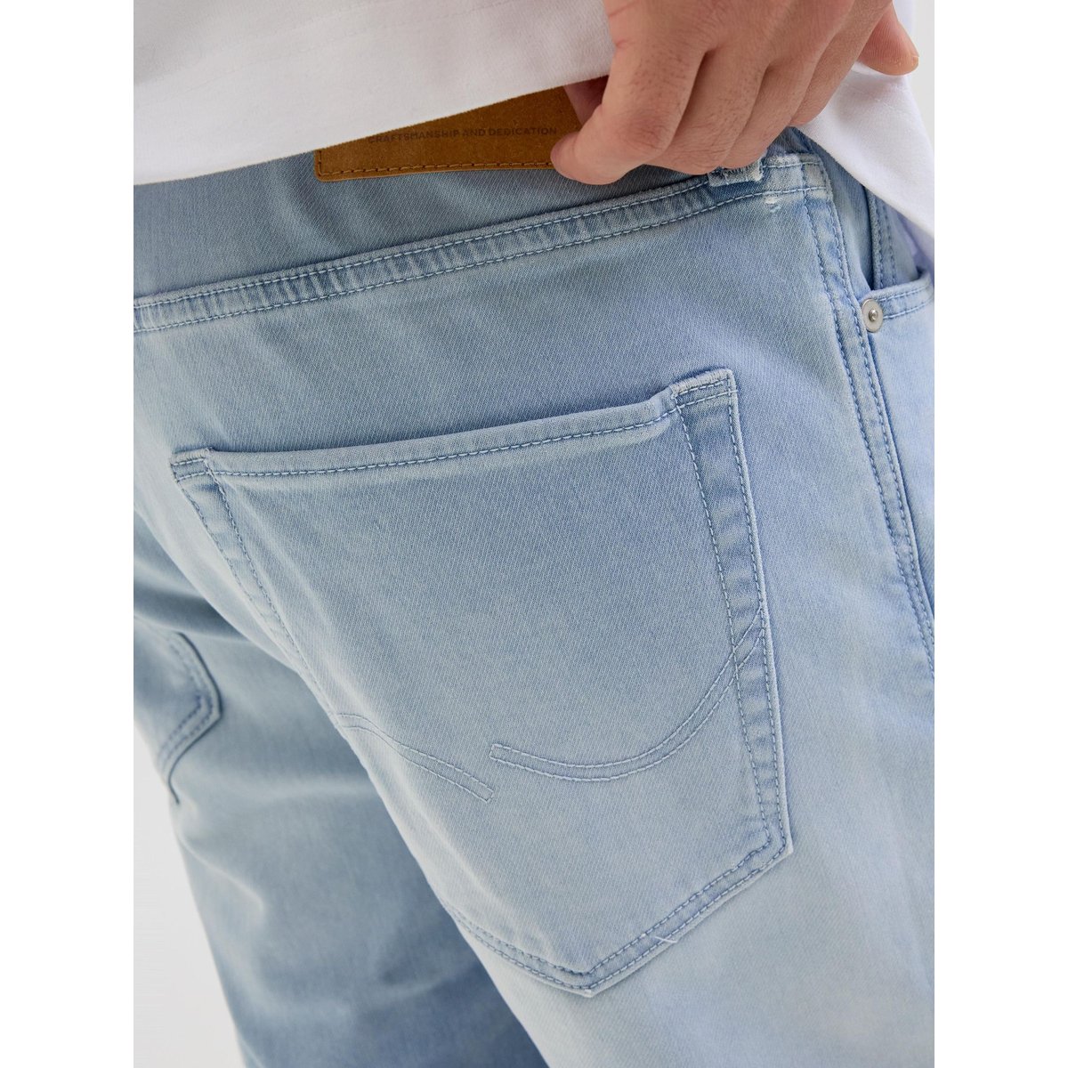 Short En Denim blue denim, JACK & JONES