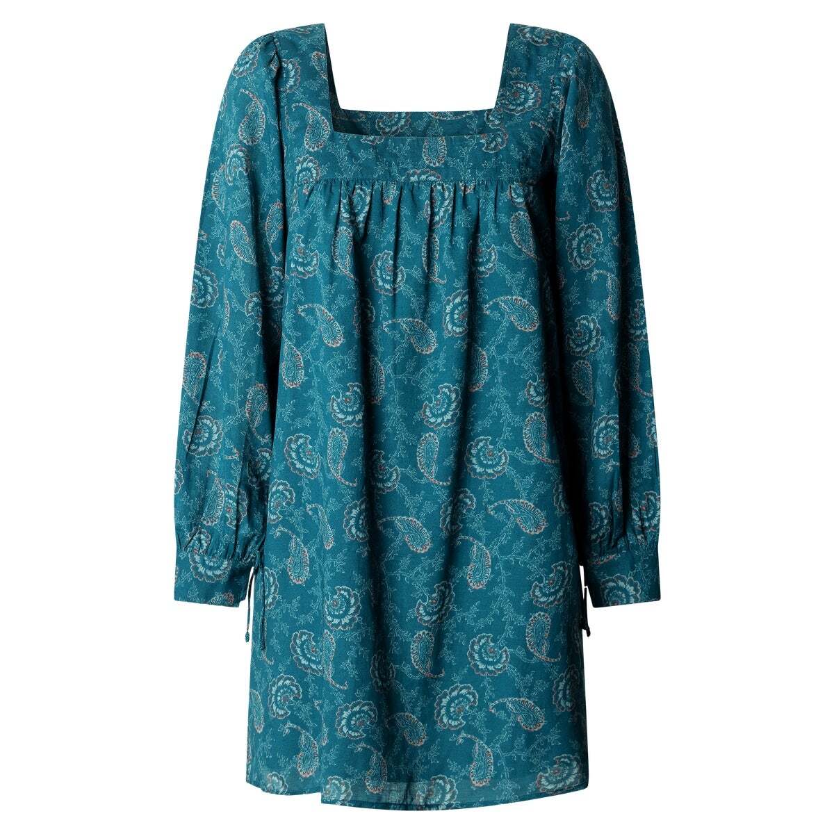 Robe Courte À Imprimé Paisley vert canard, PEPE JEANS