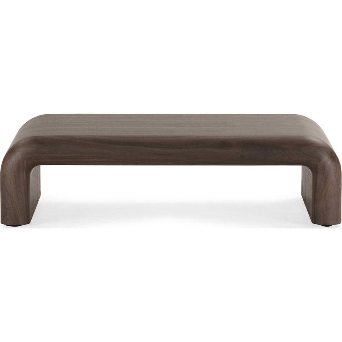 Table basse en noyer aux courbes arrondies noyer, RECOLLECTION