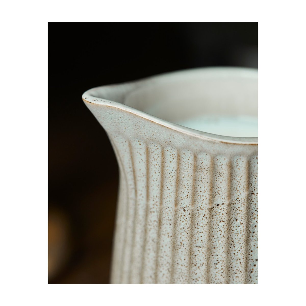 Cruche Pleat gris, marron, HOUSE DOCTOR