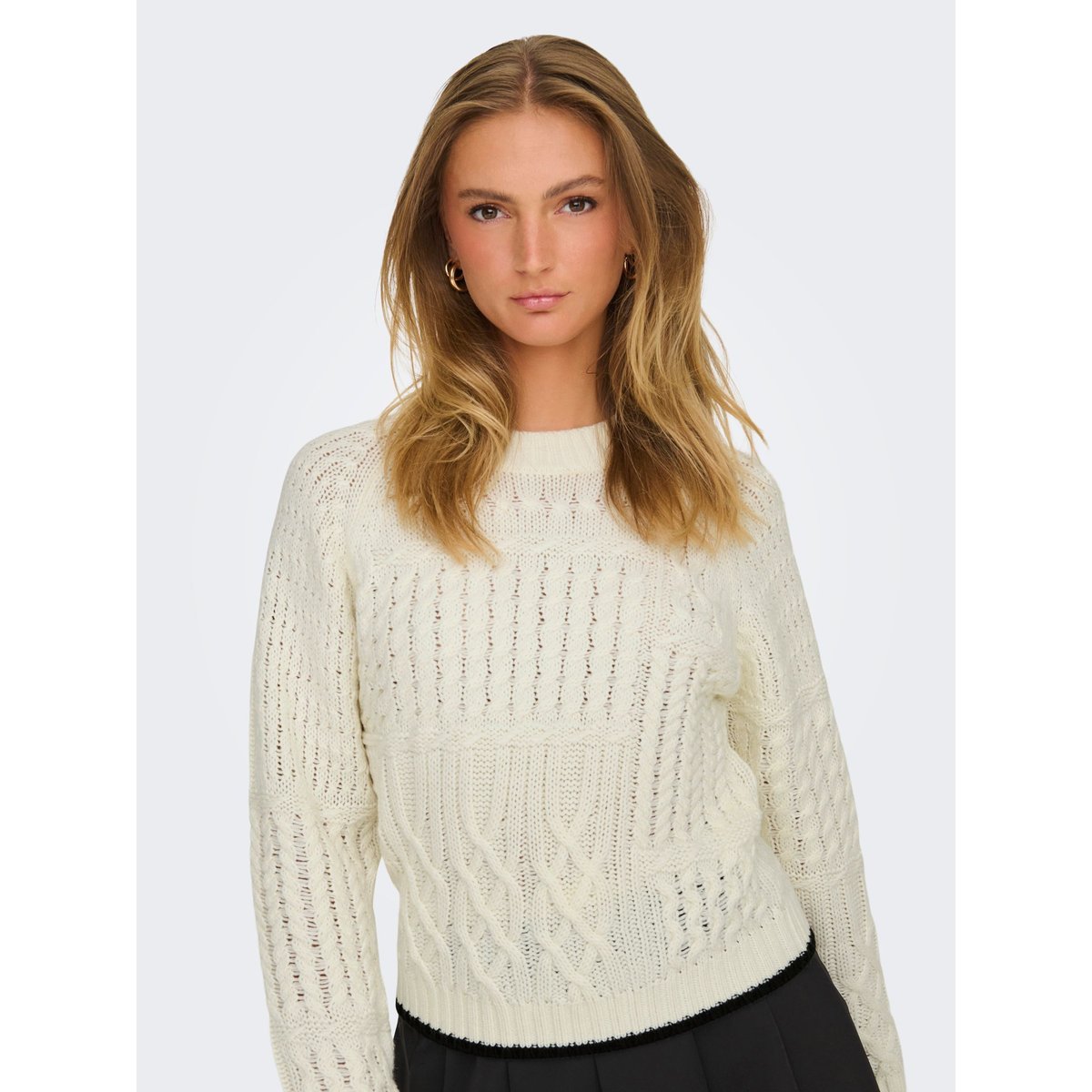 Pull En Maille eggnog, JDY