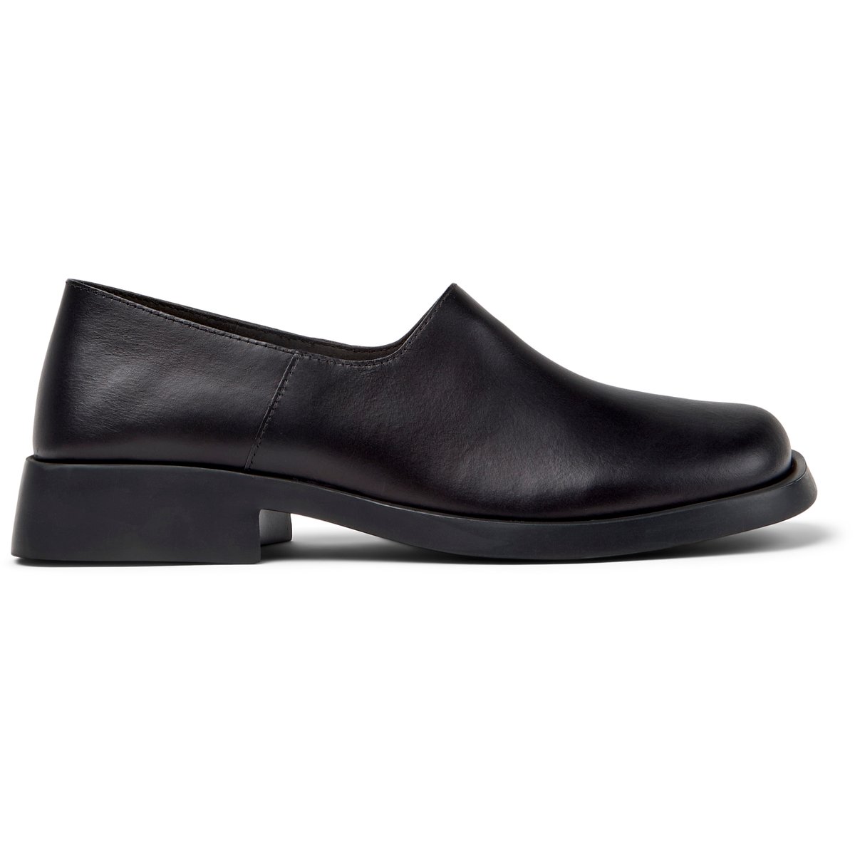 Mocassins Donna Cuir noir, CAMPER