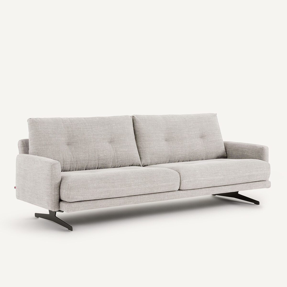 Sofa für 3 oder 4 Personen, aus Baumwolle und Leinen, DELICATO beige, AM.PM