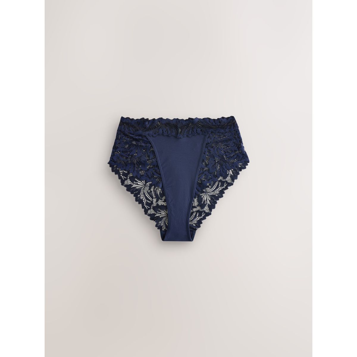 Culotte en dentelle confort optimal, lot de 2 bleu marine, NEXT