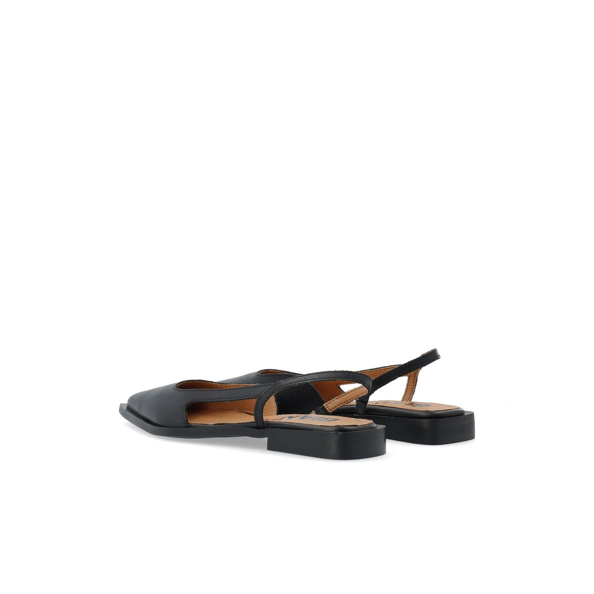 Chaussures À Bride Arrière black1, BIANCO