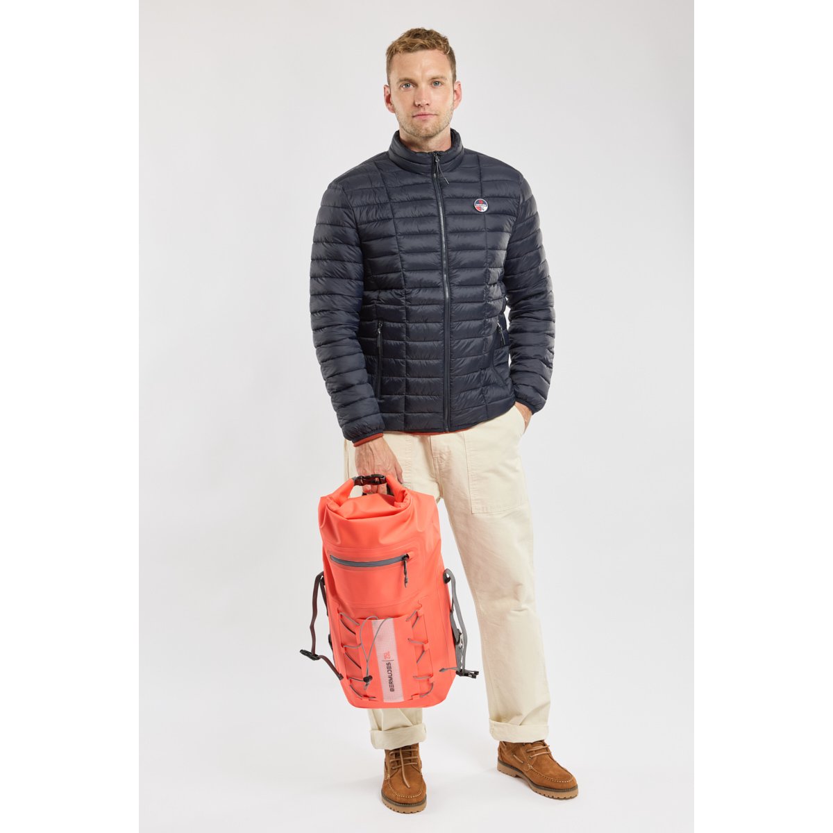 Sac à dos imperméable 25L KERLY orange fluo, BERMUDES