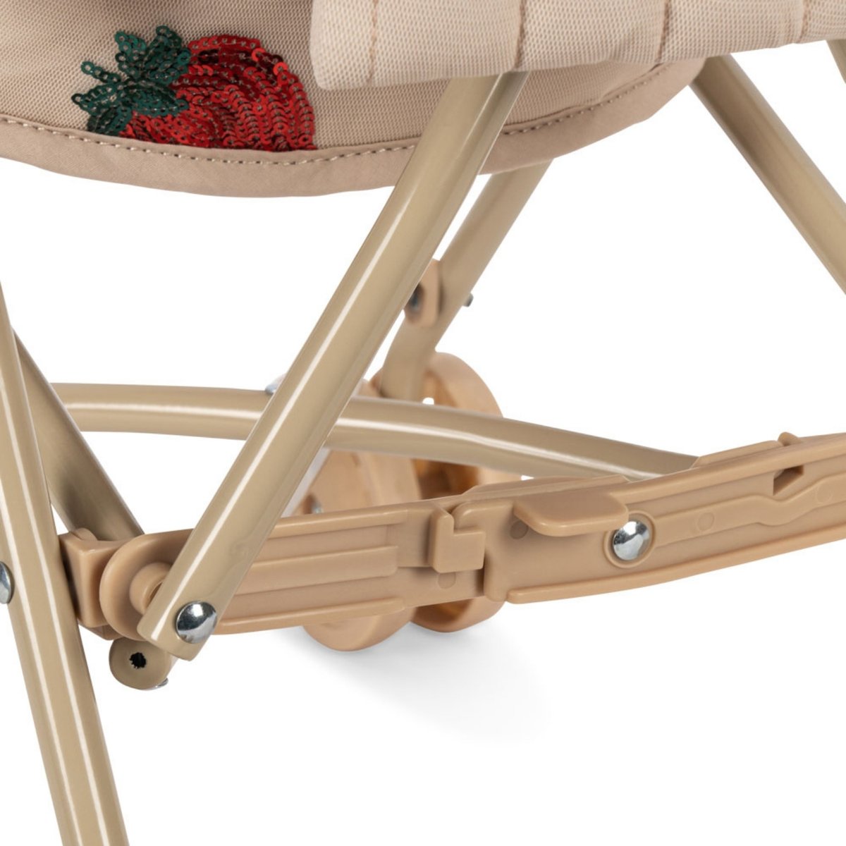 Poussette pour enfant ecru, rouge, vert, KONGES SLOJD