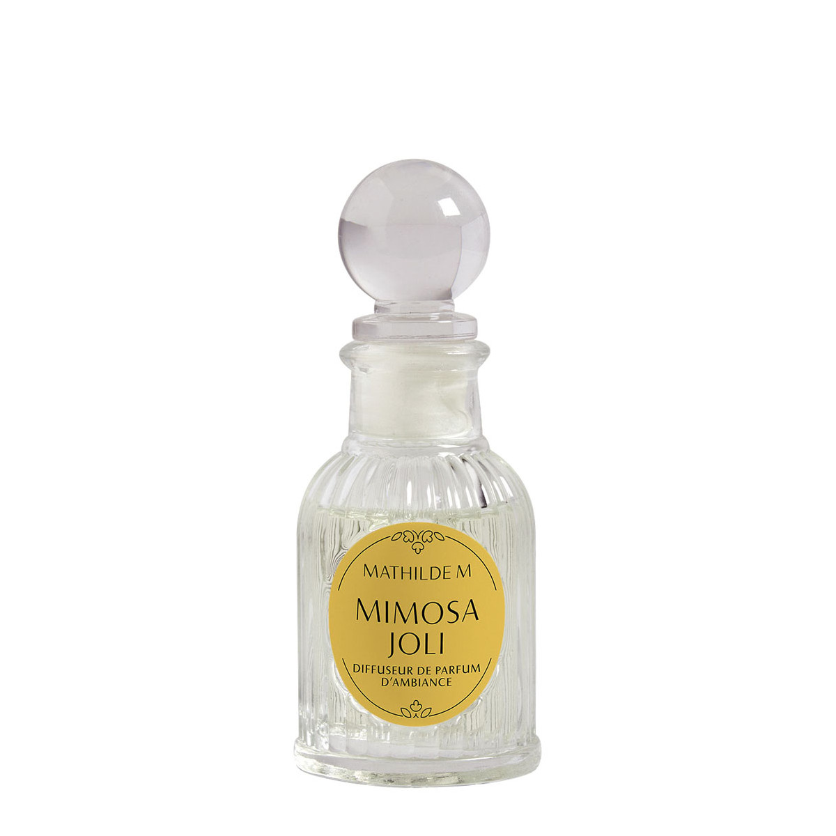 Diffuseur parfum d'ambiance 30 ml - Mimosa transparent, MATHILDE M