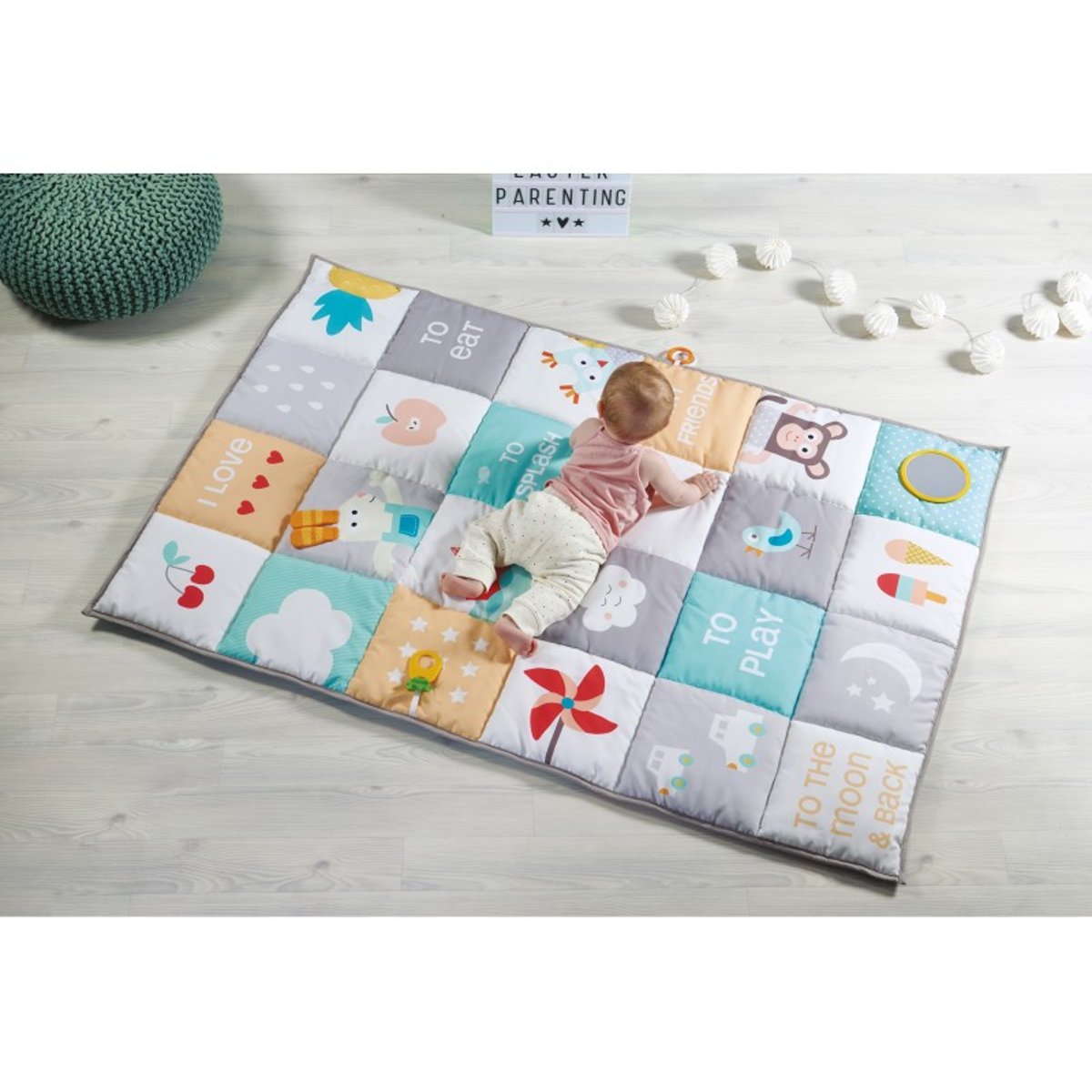 Tapis de jeu géant 100 x 150 cm beige, BUKI FRANCE