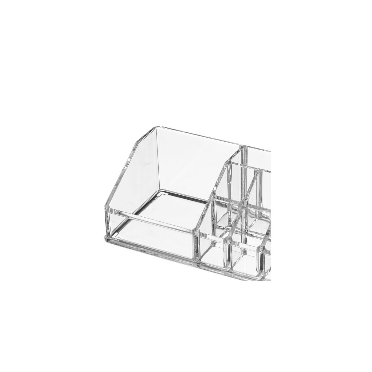 Rangement maquillage transparent - 17x9.5x6.5cm transparent, WADIGA