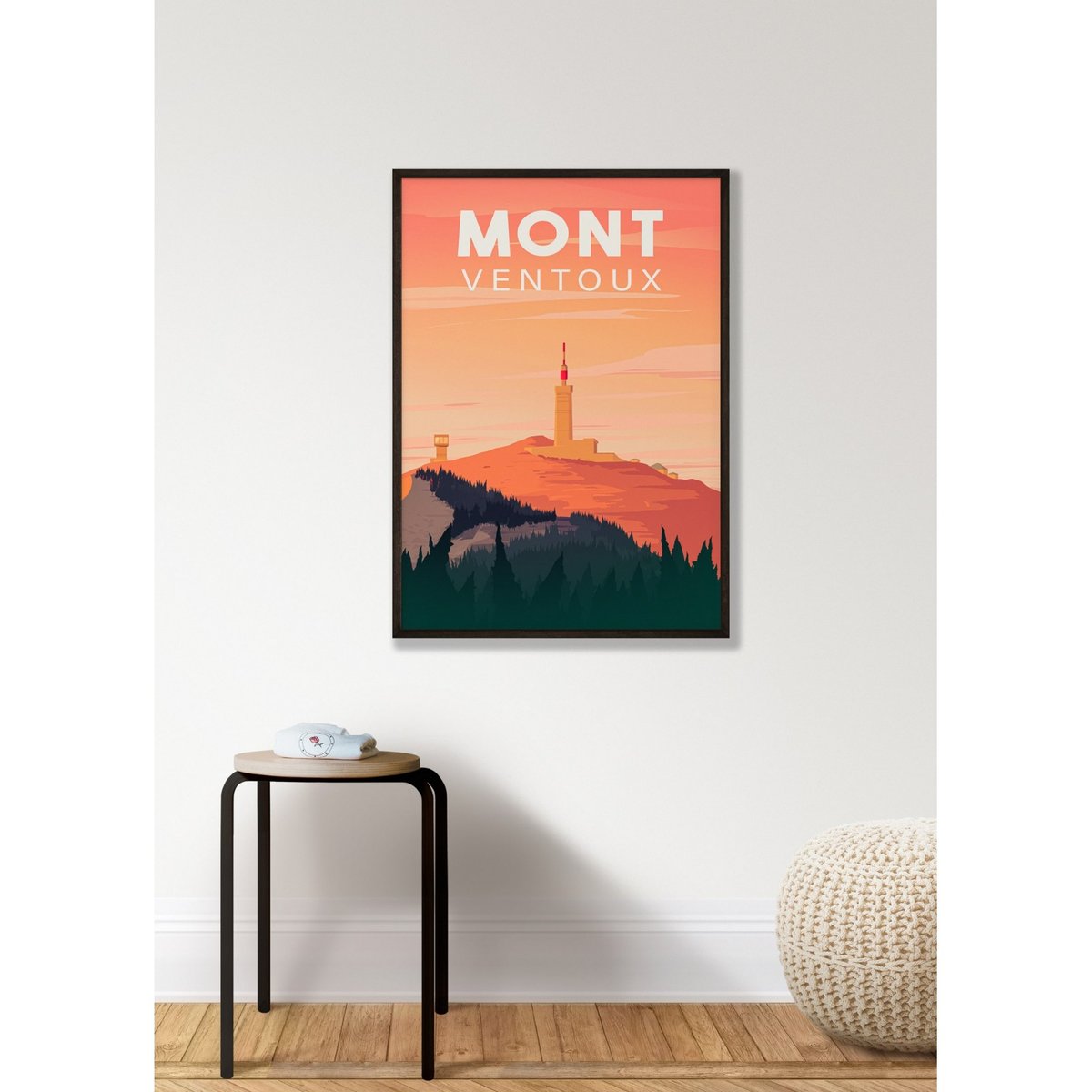 Affiche Mont Ventoux blanc, L'AFFICHERIE