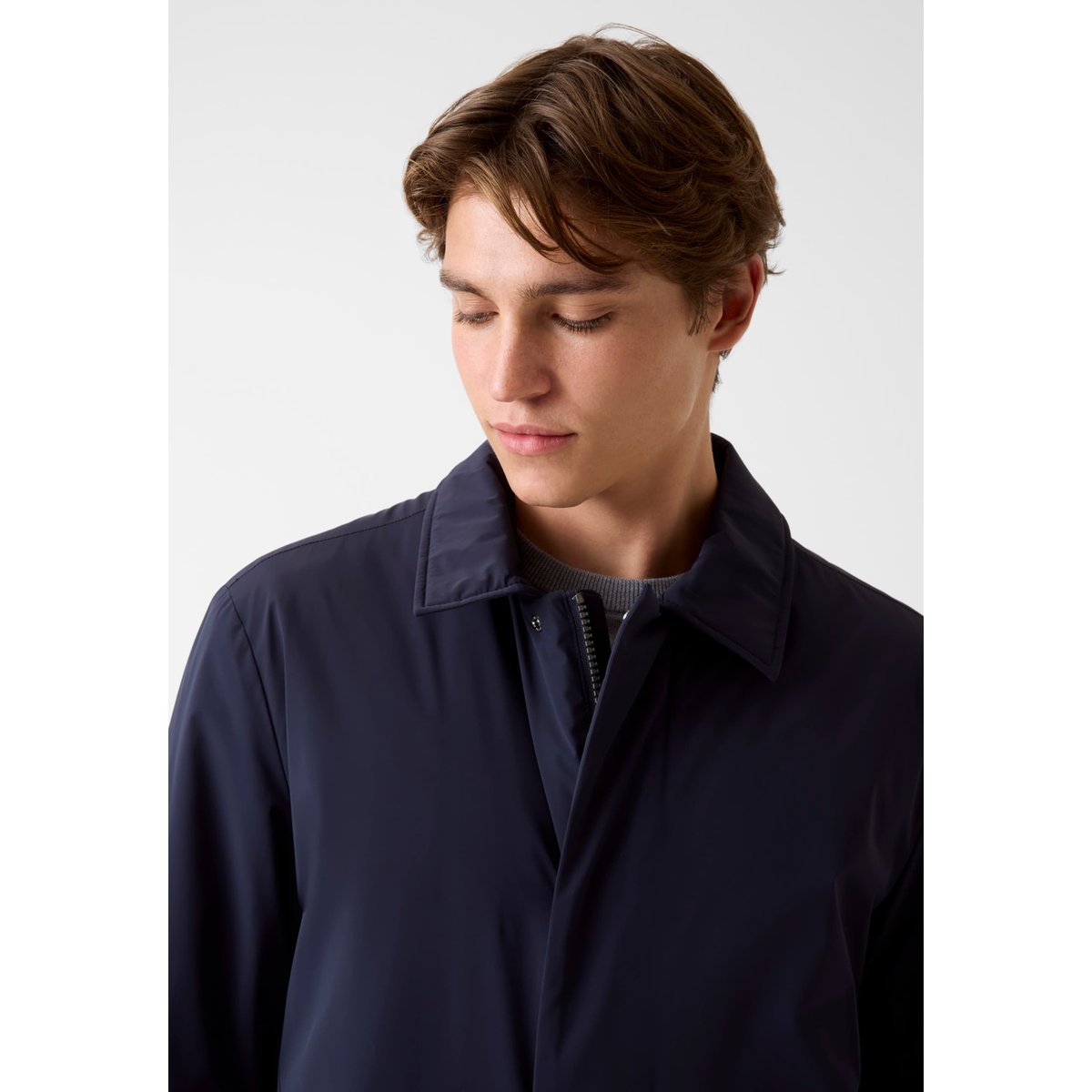 Trench Élégant bleu foncé, GUESS