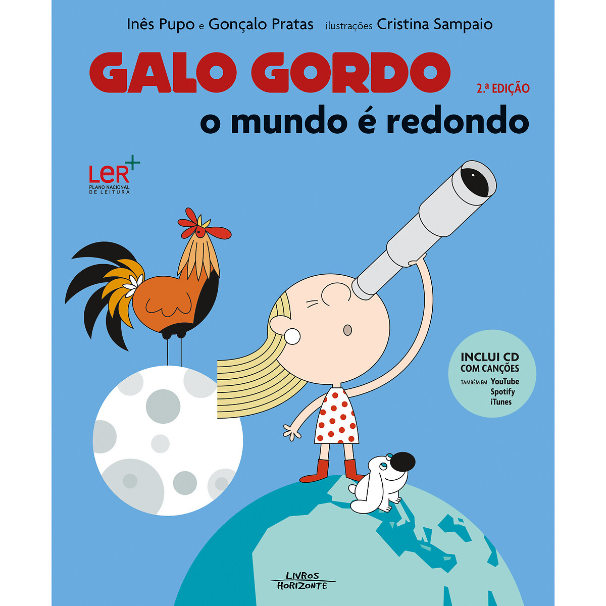 Livro Galo Gordo - O Mundo é Redondo multicolor, LIVROS HORIZONTE