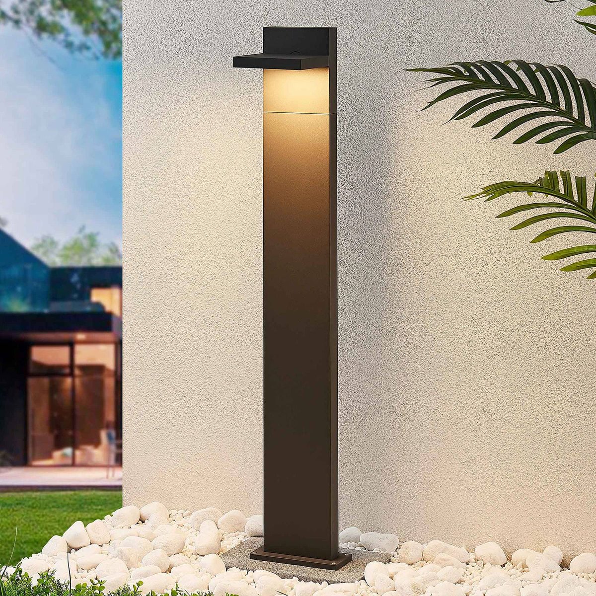 Luminaire extérieur en aluminium moderneLED gris graphite (ral 840-m), LUCANDE